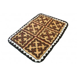 yellow-brown-chess-carpet