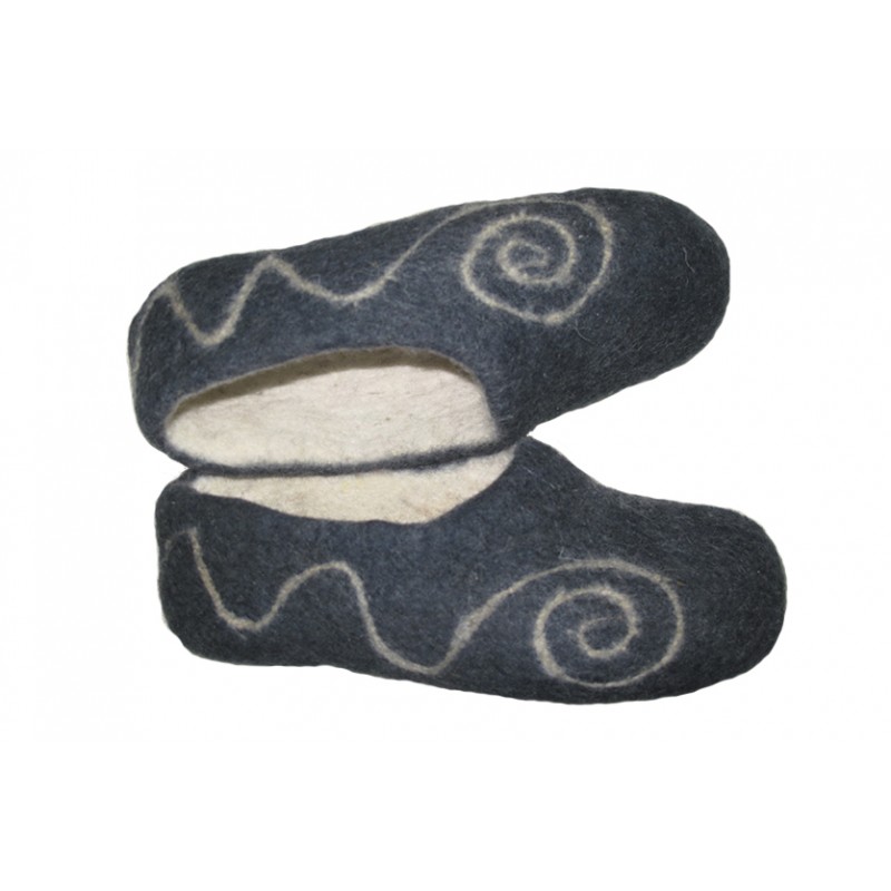 grey-felt-slippers